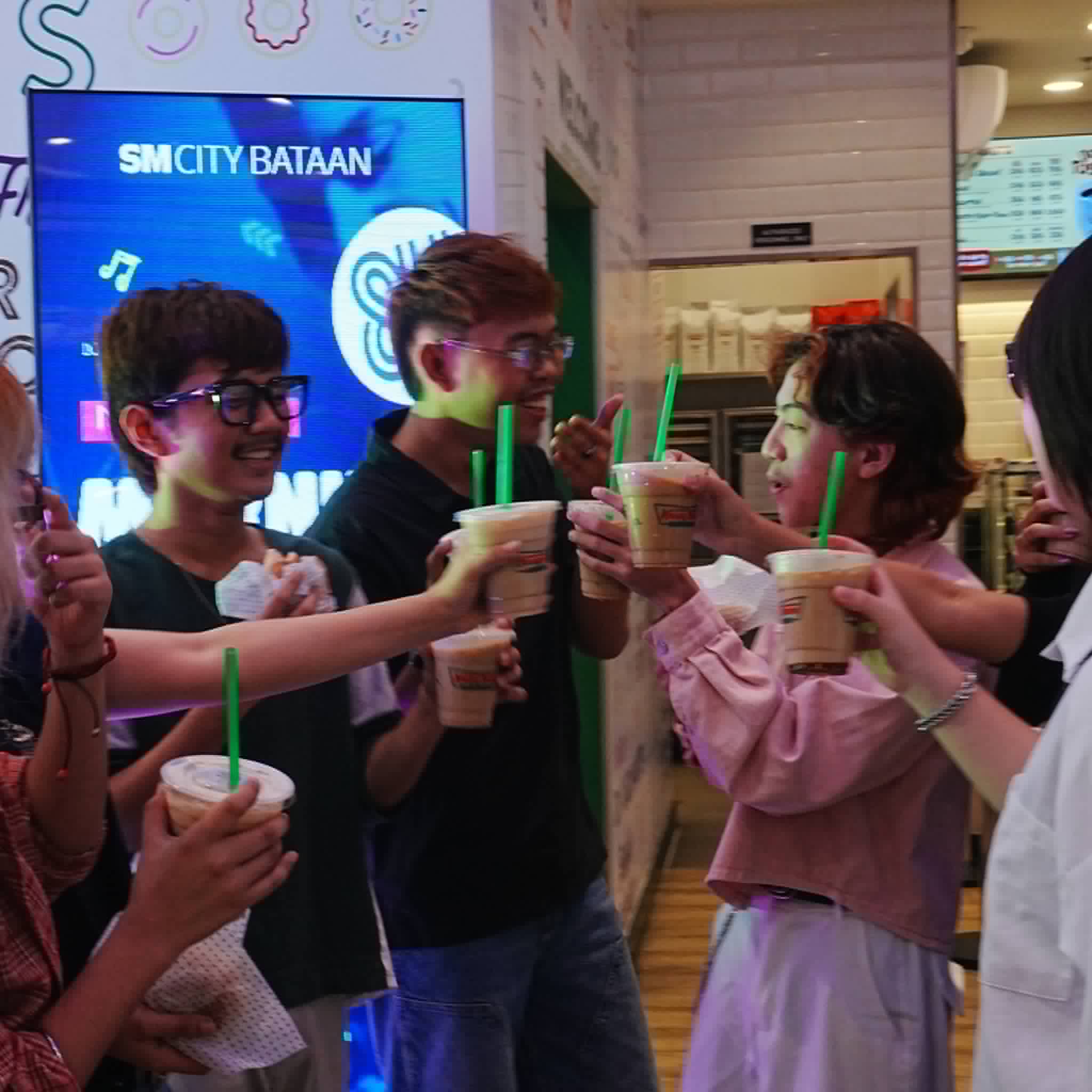 Morning Beats and Brews: Gen Zs Start the Day Right at Krispy Kreme in SM City Bataan