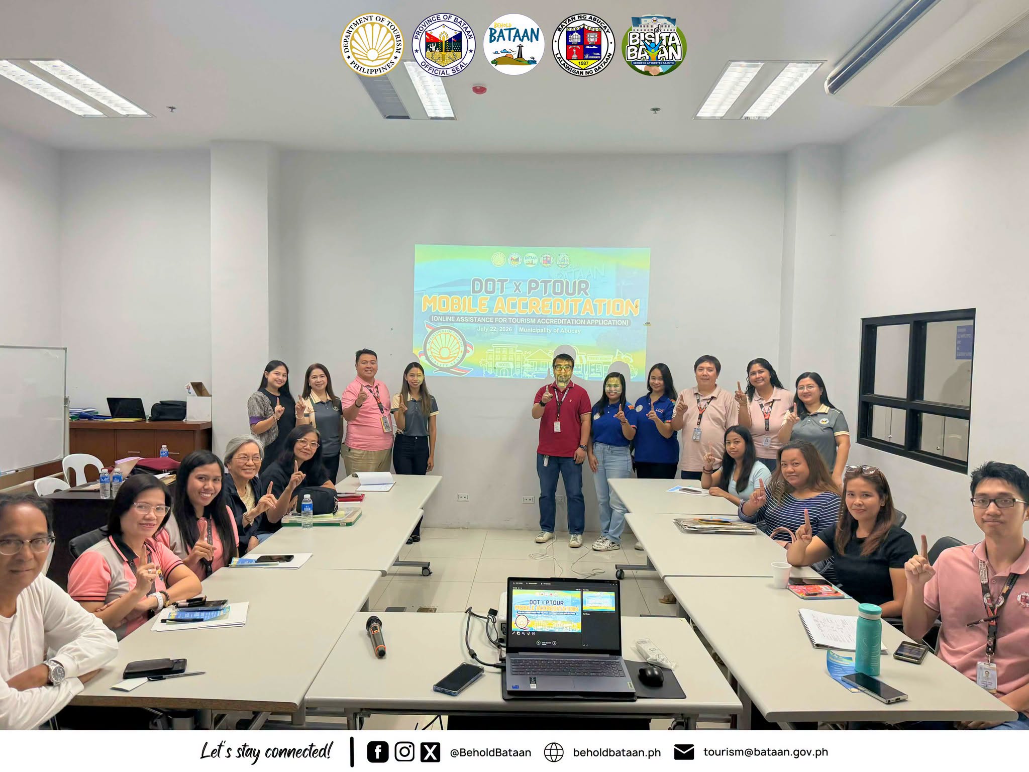 DOT X PTOUR Mobile Accreditation in Abucay