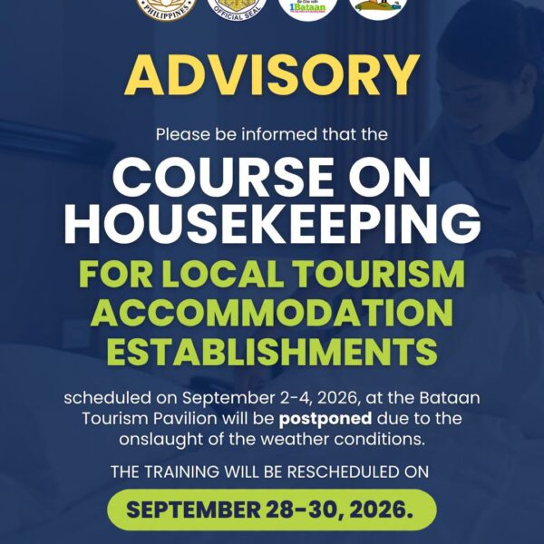 ADVISORY | TRAINING RESCHEDULED