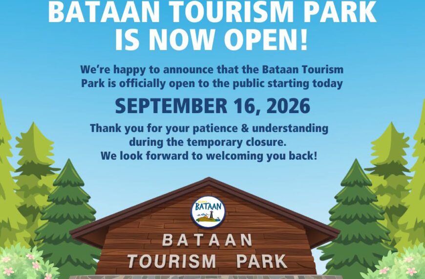 Bataan Tourism Park is now open!