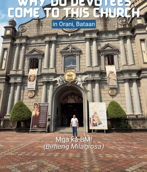 Why do devotees come to this church in Orani, Bataan